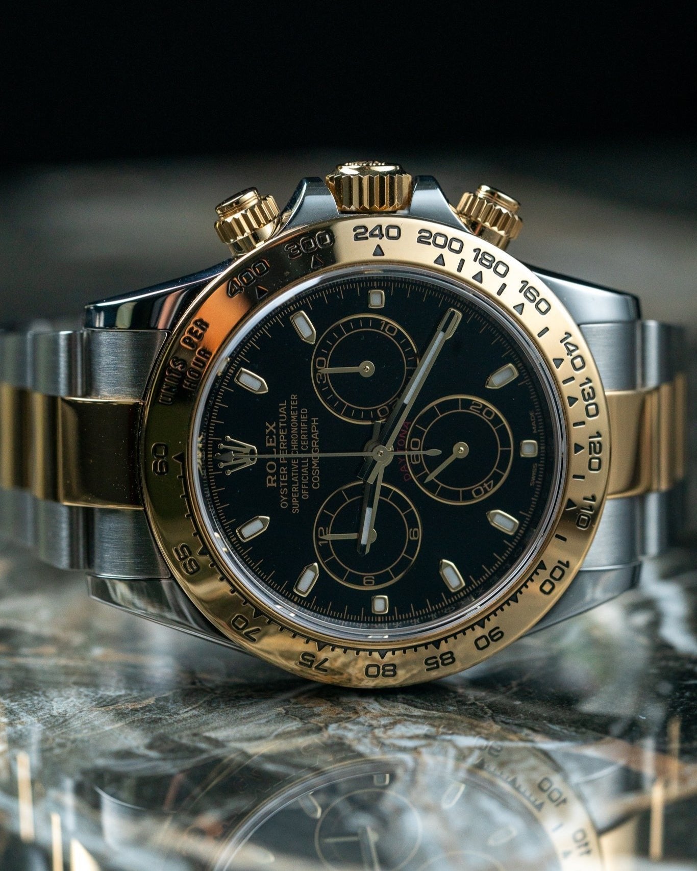 2022 Two Tone Yellow Gold Rolex Daytona 116503 Watch at Alpha Crown