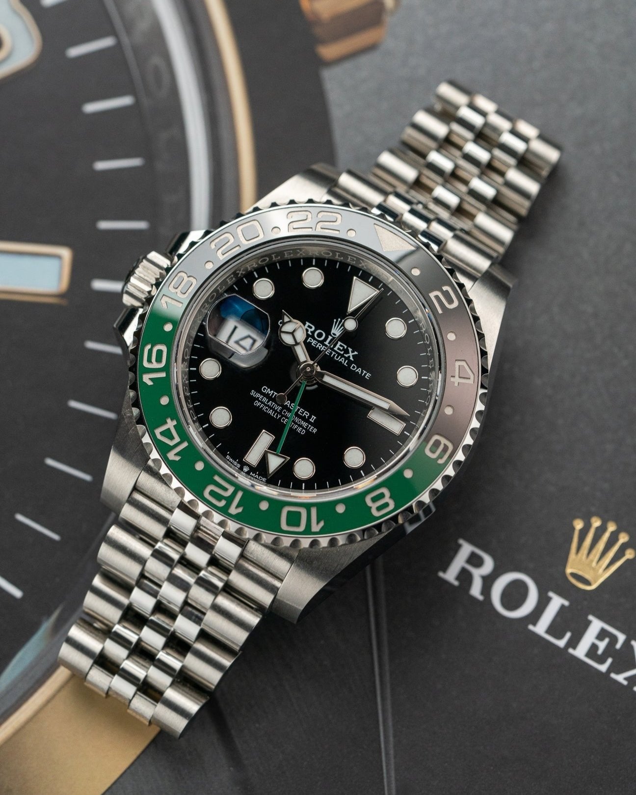 40mm Steel 2023 Rolex GMT Master II "Sprite" 126720VTNR Watch at Alpha Crown