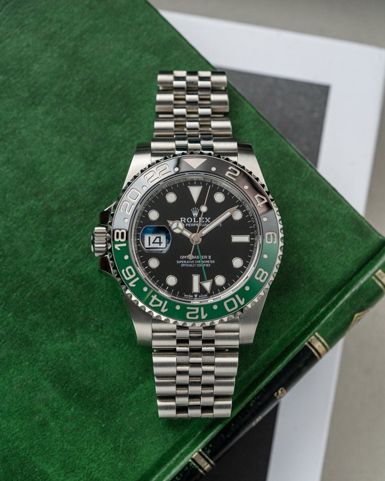 40mm Steel 2023 Rolex GMT Master II "Sprite" 126720VTNR Watch at Alpha Crown