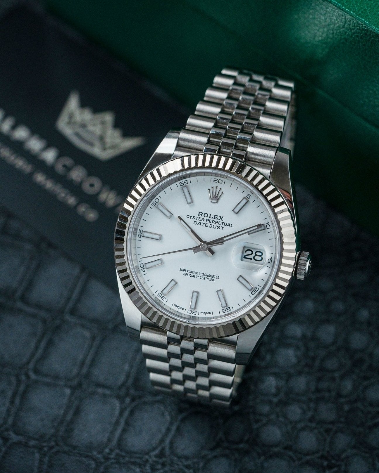 41mm Steel Rolex Datejust 126334 Watch at Alpha Crown in Dallas, Texas