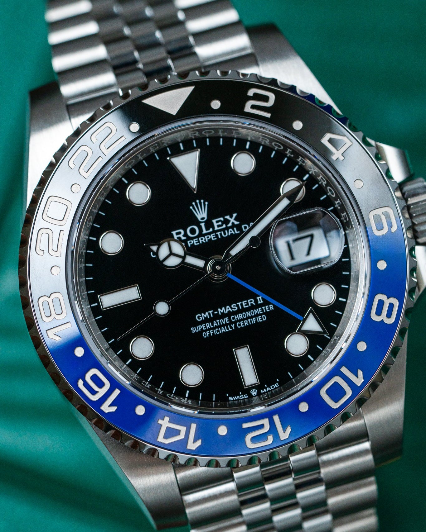 2024 Rolex GMT Master II 126710BLNR “Batgirl” at Alpha Crown Dallas