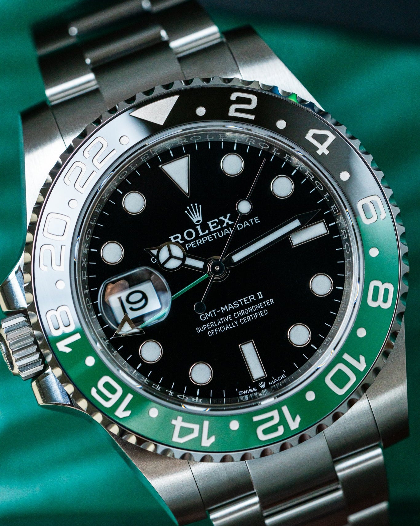 2024 Rolex GMT Master II 126720VTNR "Sprite" Watch at Alpha Crown Dallas