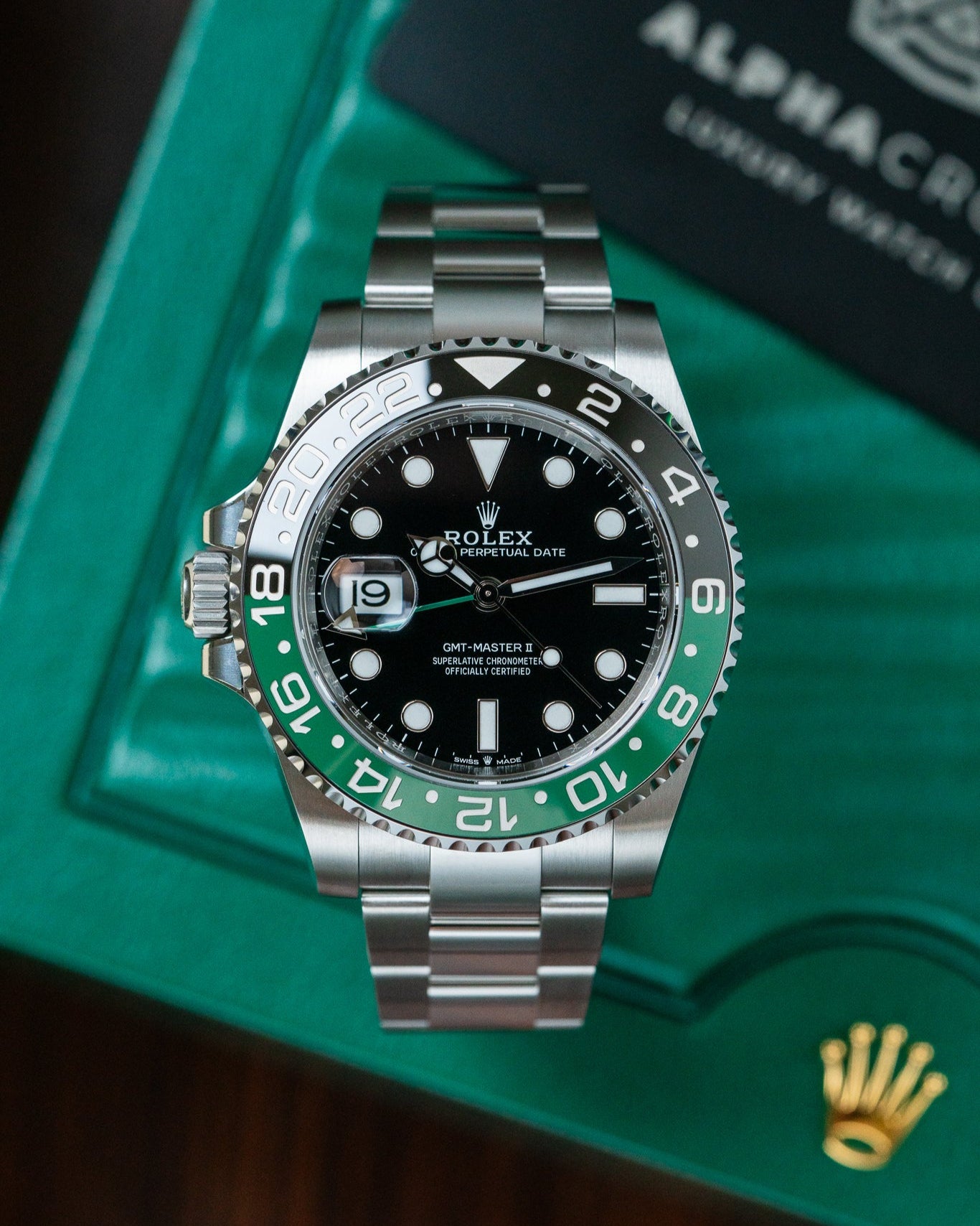 2024 Rolex GMT Master II 126720VTNR "Sprite" Watch at Alpha Crown Dallas