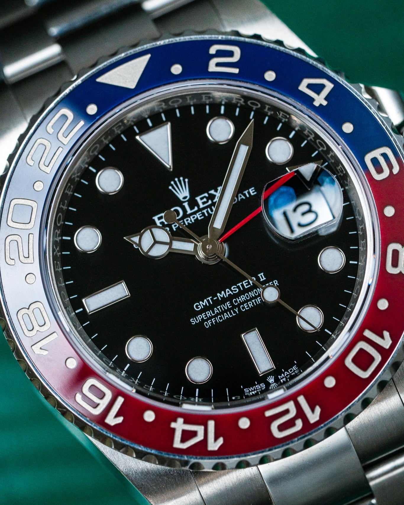 Rolex GMT Master II "Pepsi" 126710BLRO Watch at Alpha Crown Dallas Watches